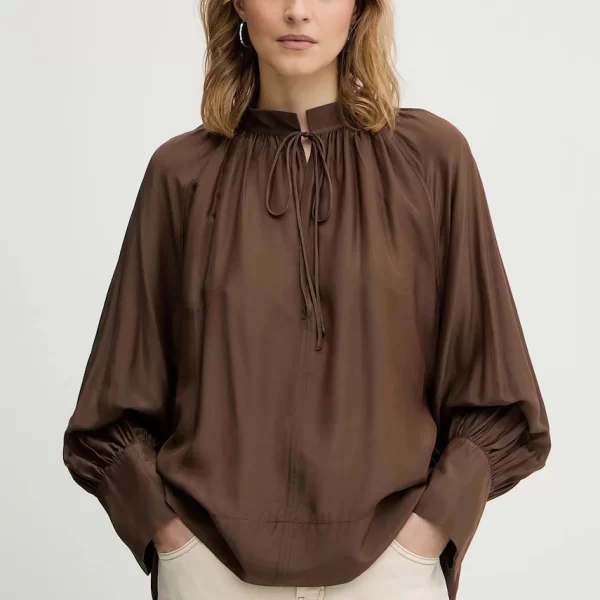 MUNTHE Μπλούζα με προσθήκη μεταξιού MUNTHE ROSEBERGER