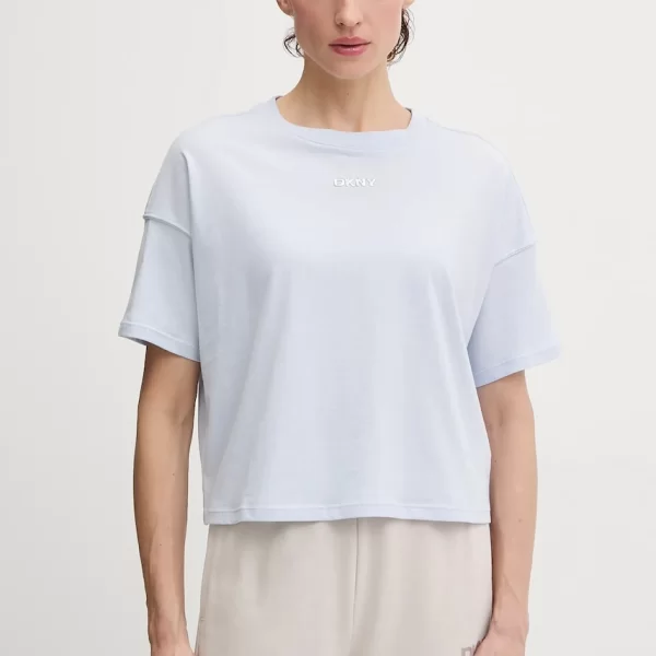 Βαμβακερό μπλουζάκι Dkny