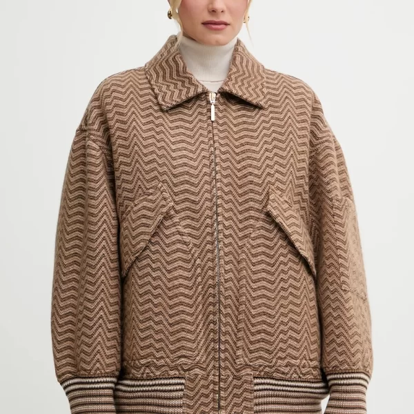 Μπουφάν με προσθήκη μάλλινου υφάσματος Missoni