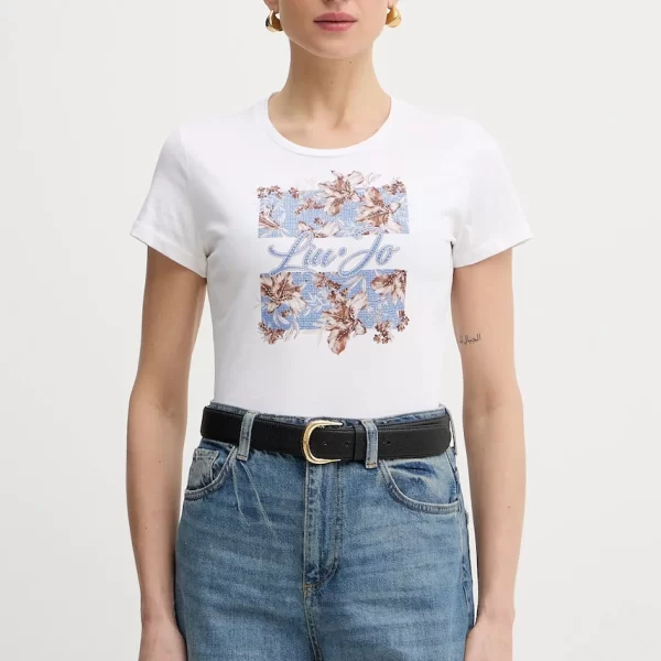 Βαμβακερό μπλουζάκι Liu Jo