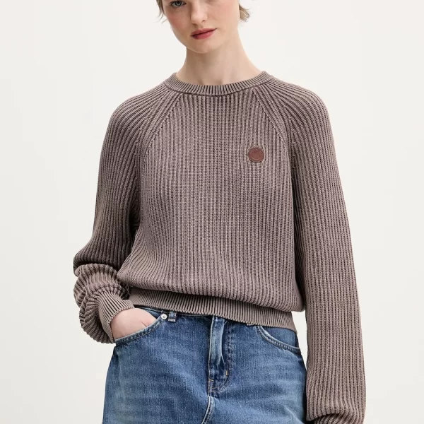 Βαμβακερό πουλόβερ Hugo Blue Slipery_B