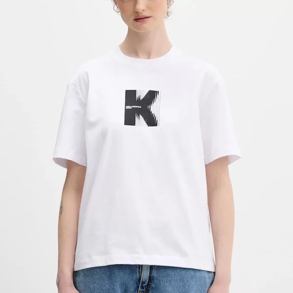 Βαμβακερό μπλουζάκι Karl Lagerfeld Jeans