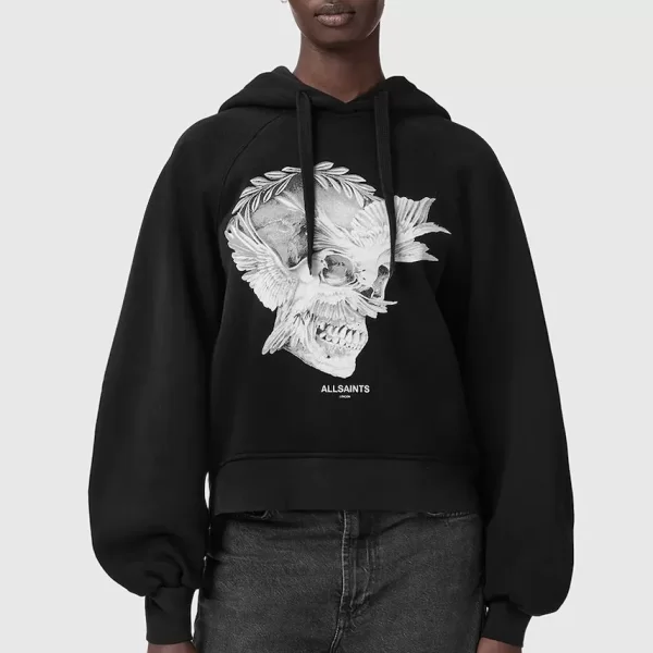 AllSaints Μπλούζα από βαμβάκι AllSaints