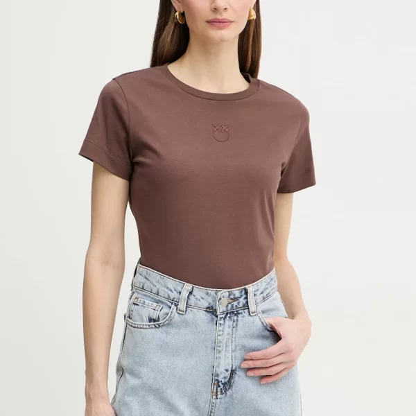 Βαμβακερό μπλουζάκι Pinko