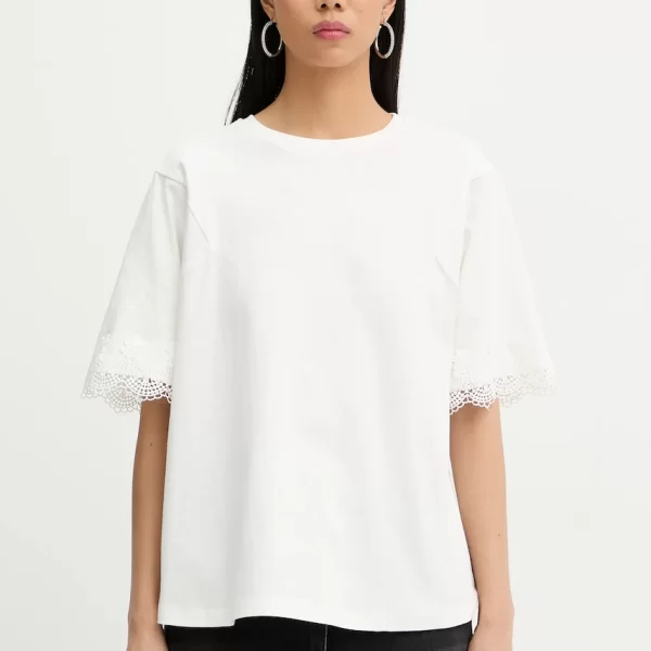 Βαμβακερό μπλουζάκι Twinset