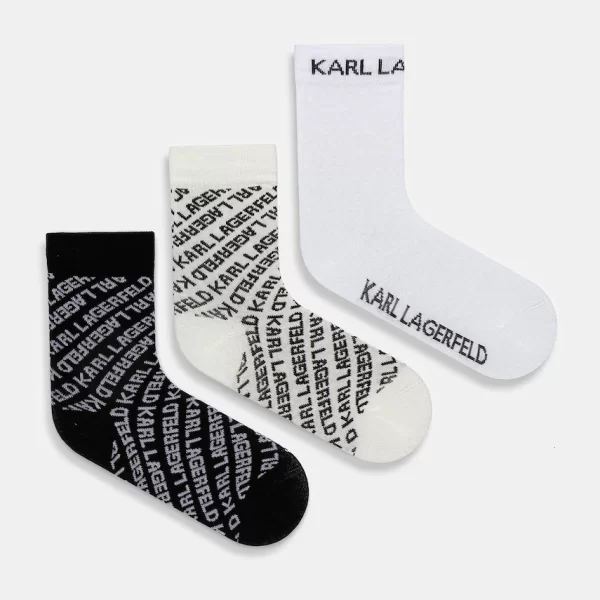 Κάλτσες Karl Lagerfeld K/MONOGRAM 3-pack