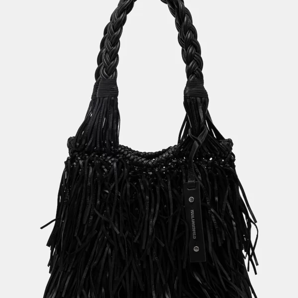 Karl Lagerfeld Δερμάτινη τσάντα Karl Lagerfeld K/WEAVE