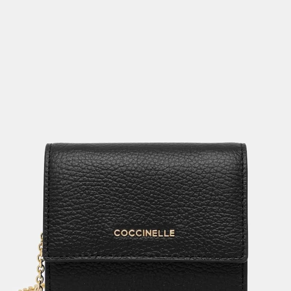 Coccinelle Δερμάτινη τσάντα ώμου Coccinelle