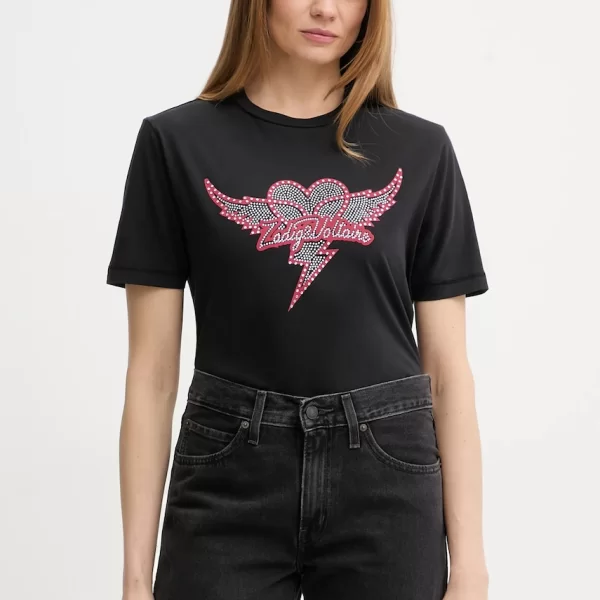 Zadig & Voltaire Βαμβακερό μπλουζάκι ZADIG&VOLTAIRE