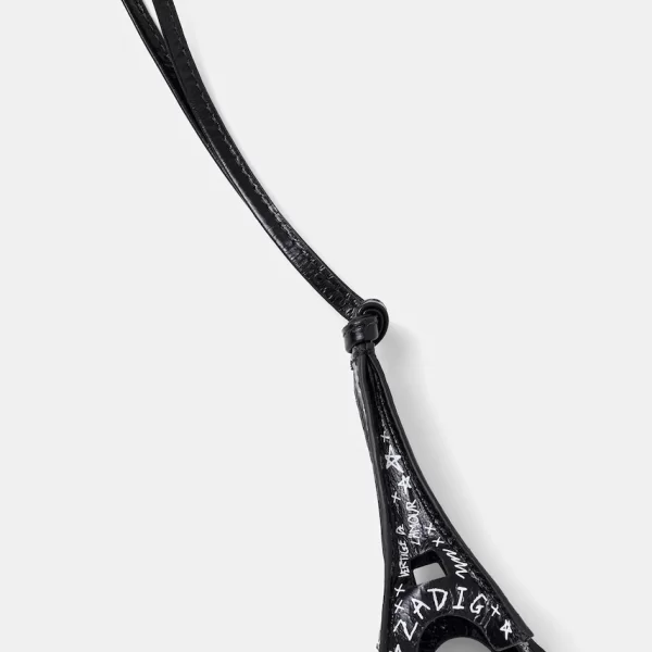 Zadig & Voltaire Δερμάτινο μπρελόκ ZADIG&VOLTAIRE