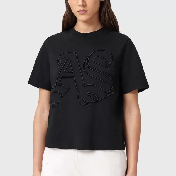 AllSaints Βαμβακερό μπλουζάκι AllSaints LISA