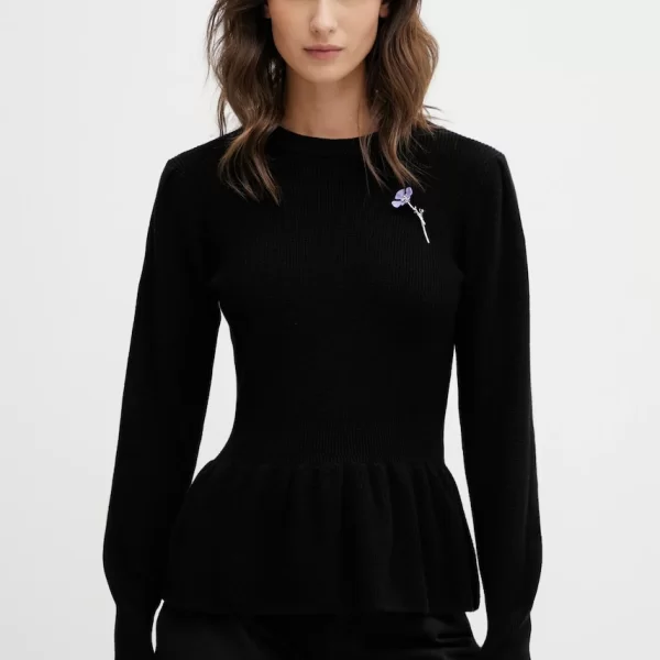 HUGO Βαμβακερό πουλόβερ HUGO Sabanna