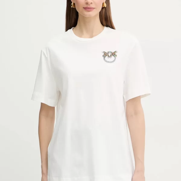 Βαμβακερό μπλουζάκι Pinko