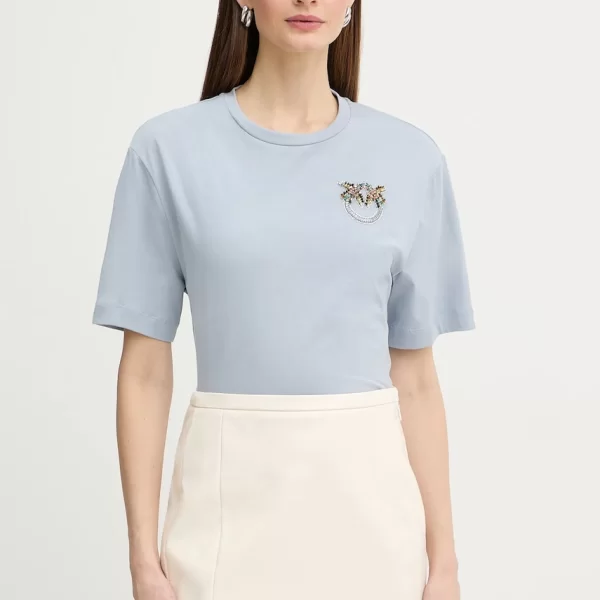 Βαμβακερό μπλουζάκι Pinko