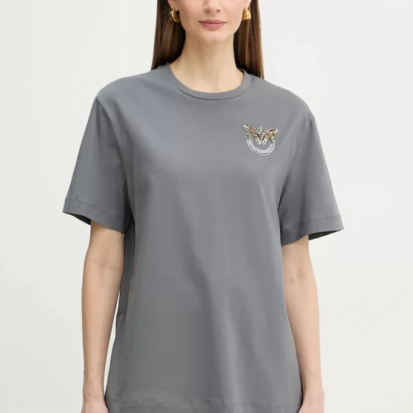 Βαμβακερό μπλουζάκι Pinko