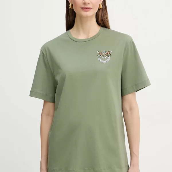 Βαμβακερό μπλουζάκι Pinko