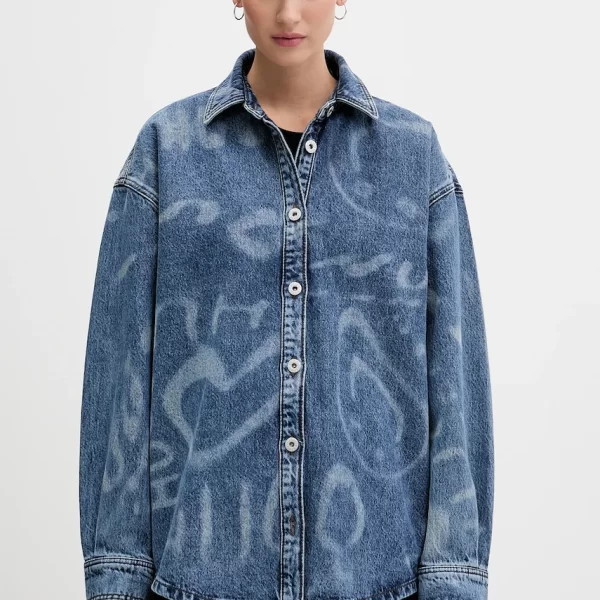 Τζιν πουκάμισο Hugo Blue Garesa_4_B