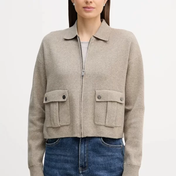 Ζακέτα από μίγμα μαλλιού Dkny