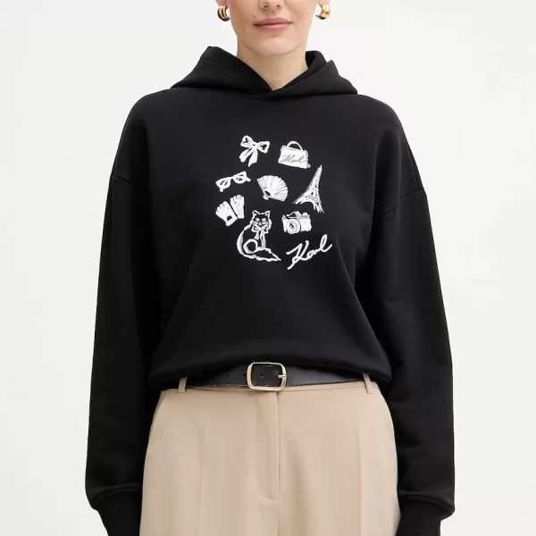 Karl Lagerfeld Βαμβακερή μπλούζα Karl Lagerfeld