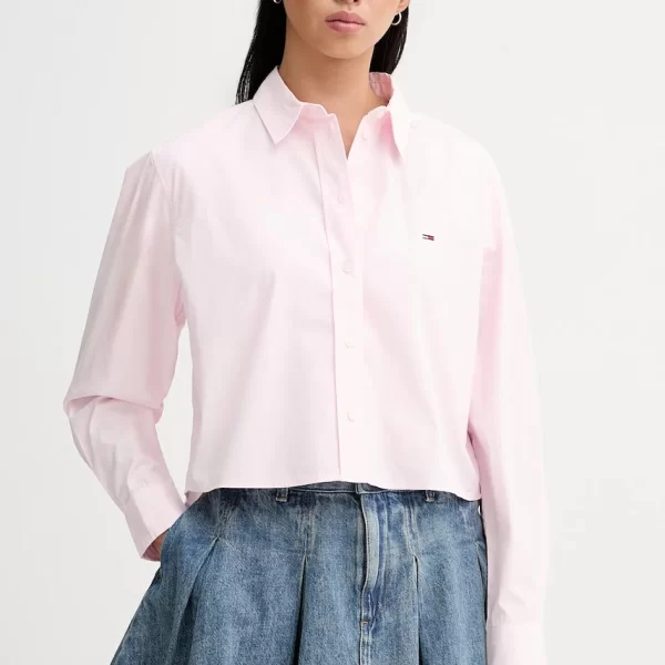 Βαμβακερό πουκάμισο Tommy Jeans