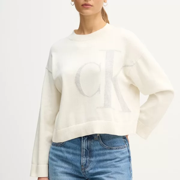 Βαμβακερό πουλόβερ Calvin Klein Jeans