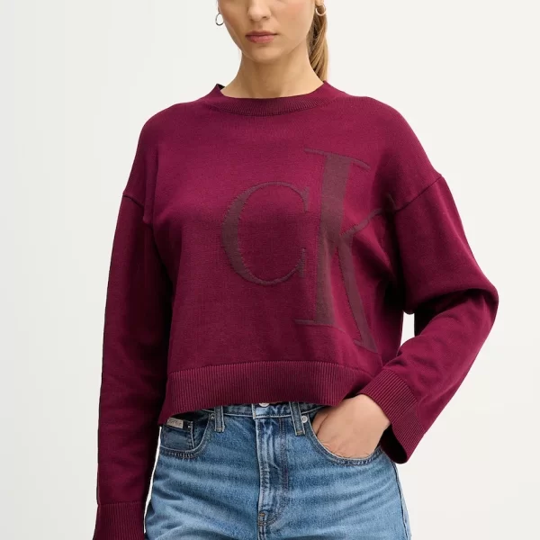 Βαμβακερό πουλόβερ Calvin Klein Jeans