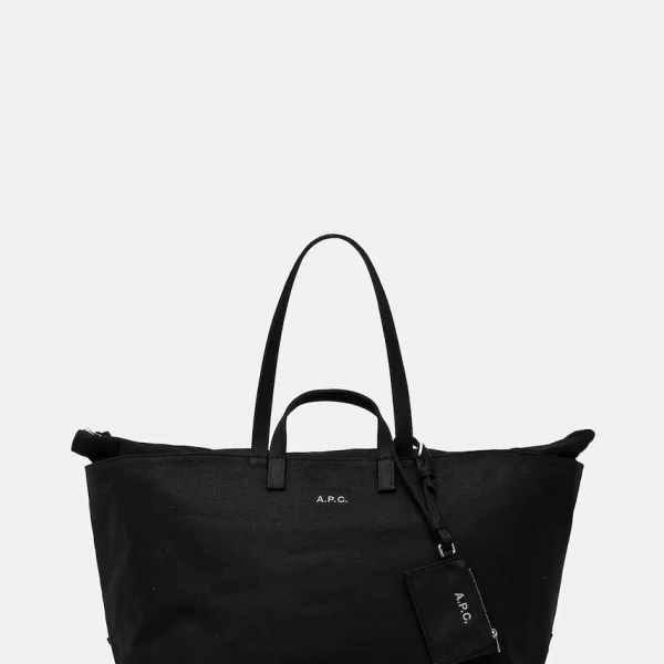 Βαμβακερή τσάντα A.P.C. LE DRUMMER TOILE