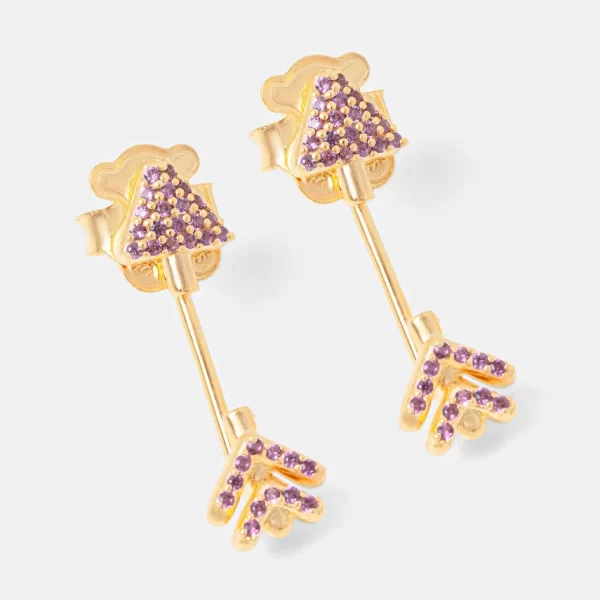 Επιχρυσωμένα σκουλαρίκια Tous