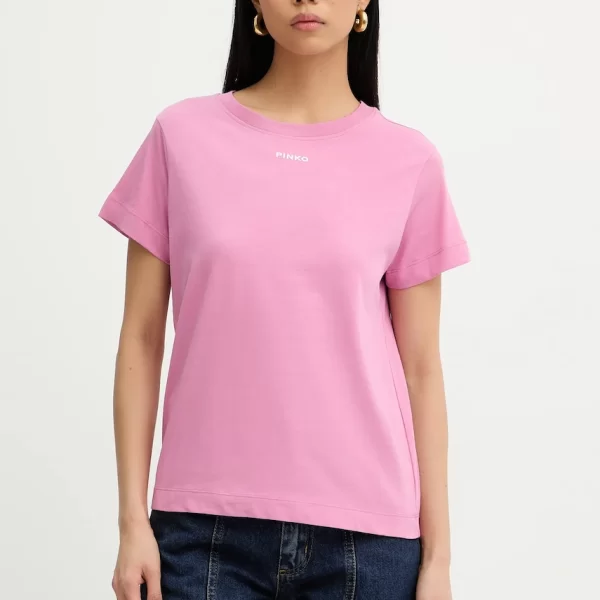 Βαμβακερό μπλουζάκι Pinko
