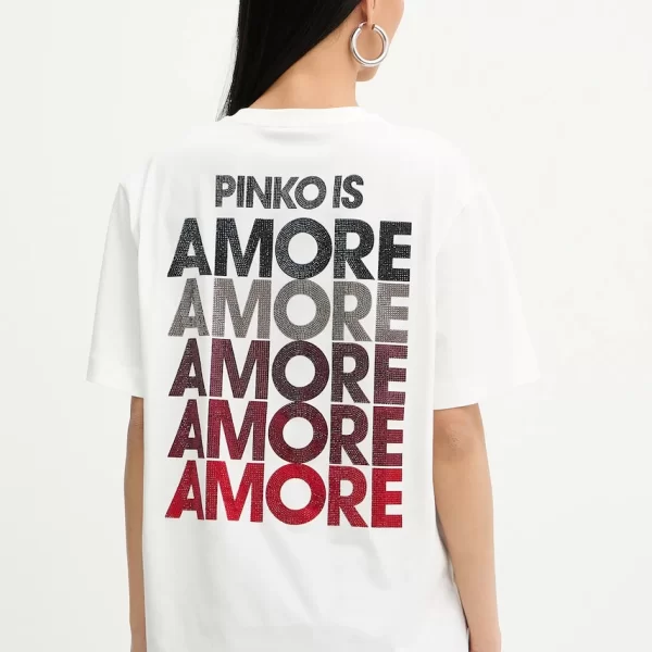 Βαμβακερό μπλουζάκι Pinko