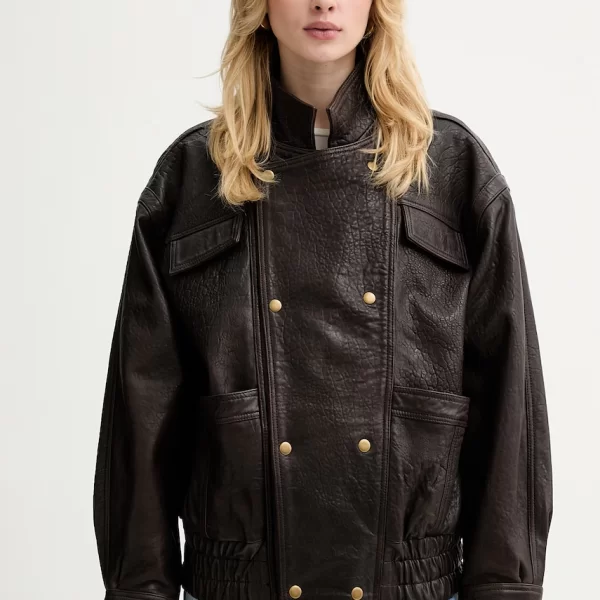 Δερμάτινο μπουφάν Bardot