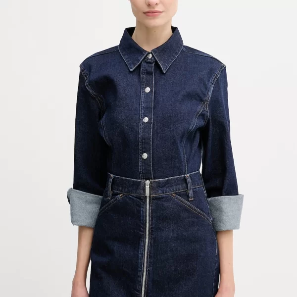 Τζιν πουκάμισο Calvin Klein Jeans