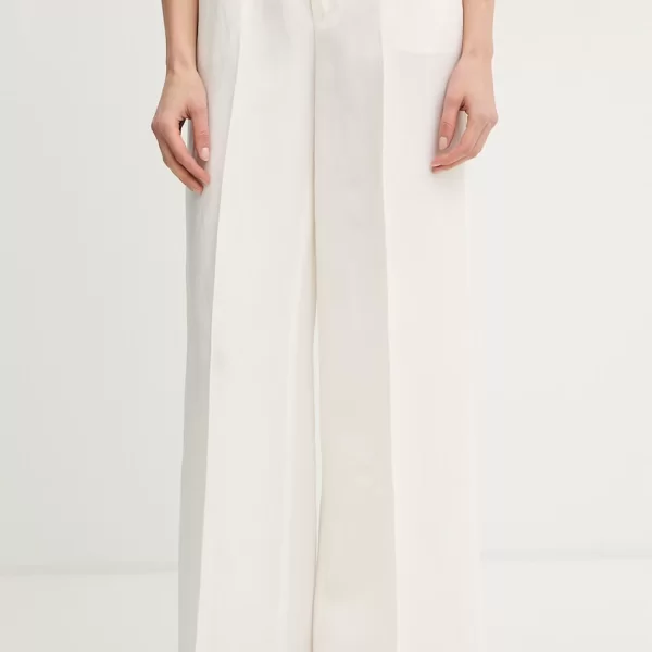 Παντελόνι με προσθήκη λινού Twinset