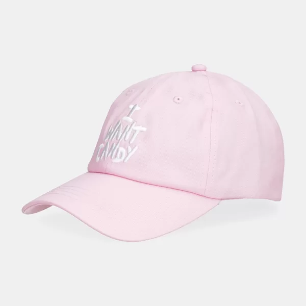 Juicy Couture Βαμβακερό καπέλο του μπέιζμπολ Juicy Couture I Want Candy