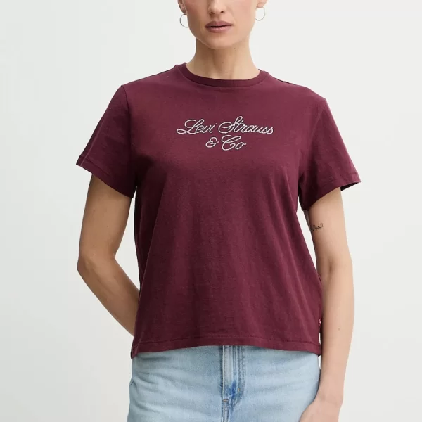 Βαμβακερό μπλουζάκι Levi's