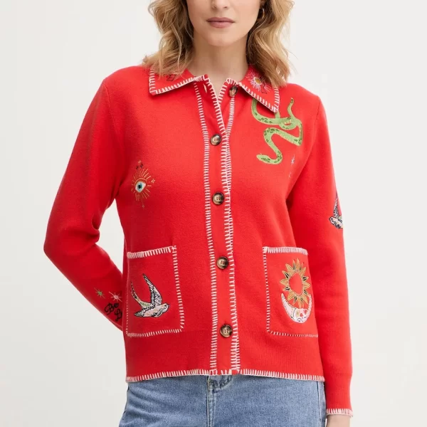 Πλεκτή ζακέτα Never Fully Dressed Mystcial