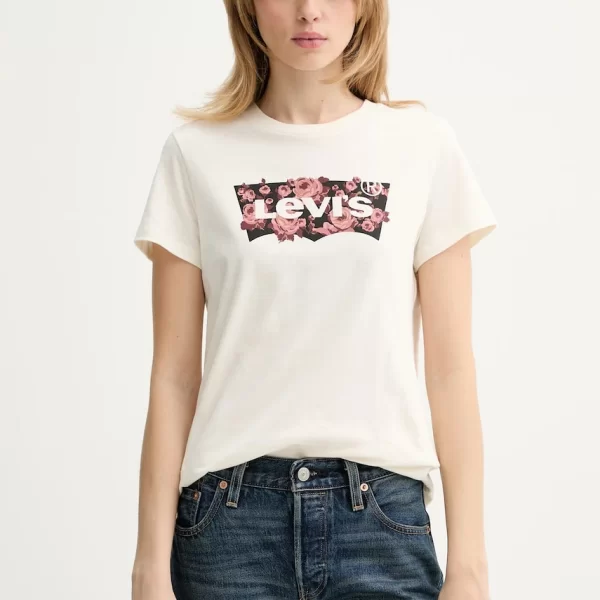 Βαμβακερό μπλουζάκι Levi's THE PERFECT TEE