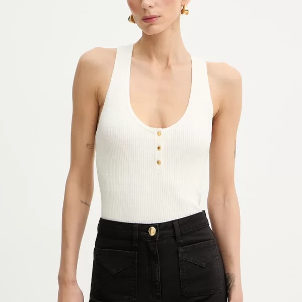 Τοπ με προσθήκη μεταξιού Elisabetta Franchi