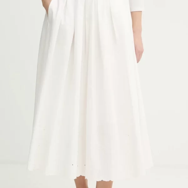 Φούστα με λινό Weekend Max Mara PIO