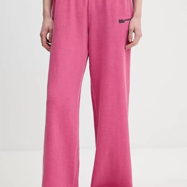 Βαμβακερό παντελόνι Karl Lagerfeld Jeans