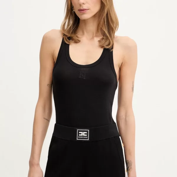 Top με προσθήκη μαλλιού Elisabetta Franchi