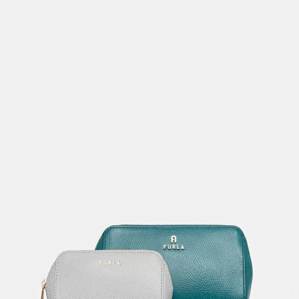 Δερμάτινη τσάντα καλλυντικών Furla 2-pack