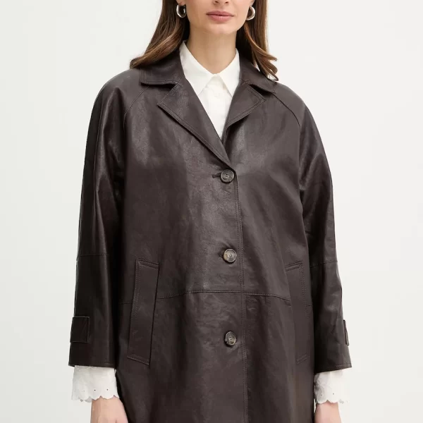 Δερμάτινο παλτό Weekend Max Mara CAMINO