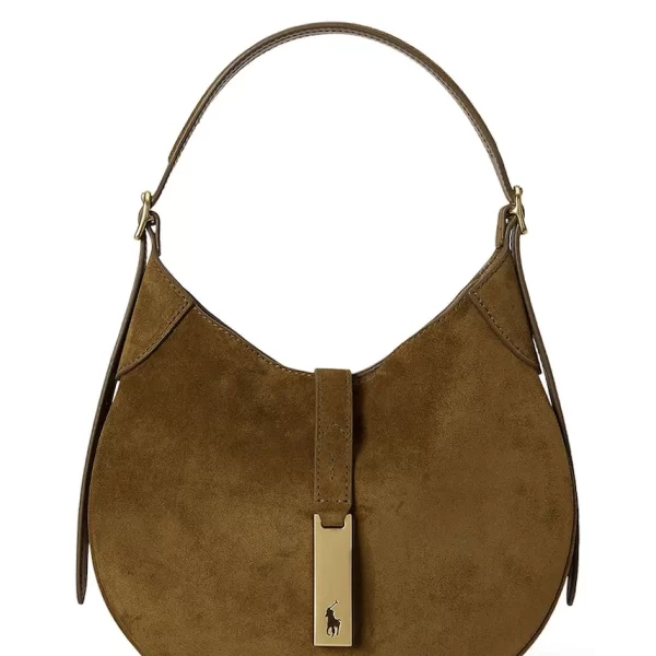 Τσάντα σουέτ Polo Ralph Lauren