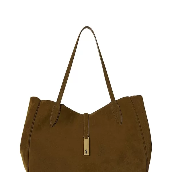 Τσάντα σουέτ Polo Ralph Lauren