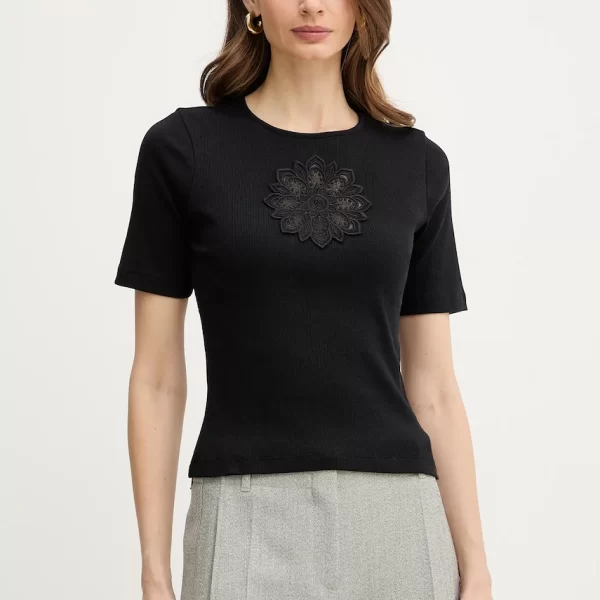 TWINSET Βαμβακερό μπλουζάκι Twinset