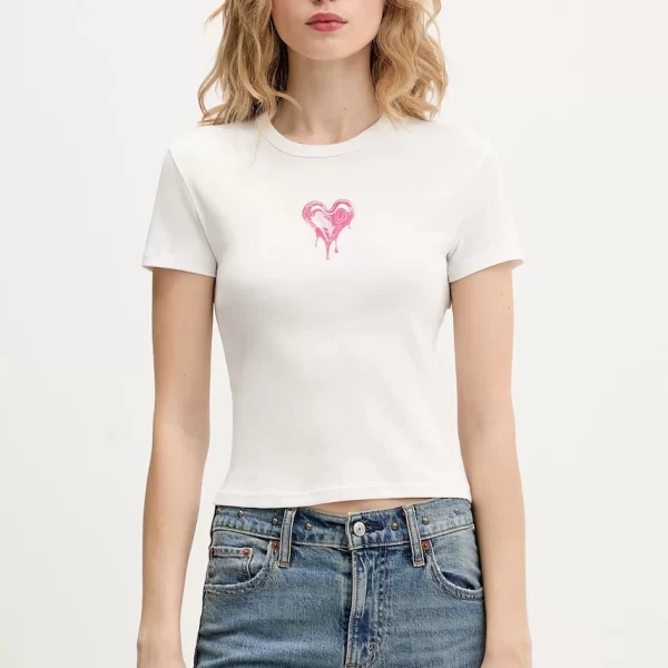 Βαμβακερό μπλουζάκι Hugo Blue Dever_B_2