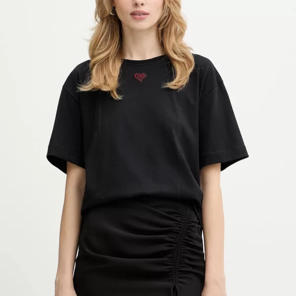 Βαμβακερό μπλουζάκι Pinko