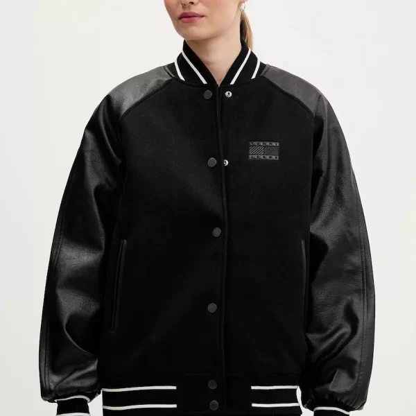 Μπουφάν με προσθήκη μάλλινου υφάσματος Tommy Jeans