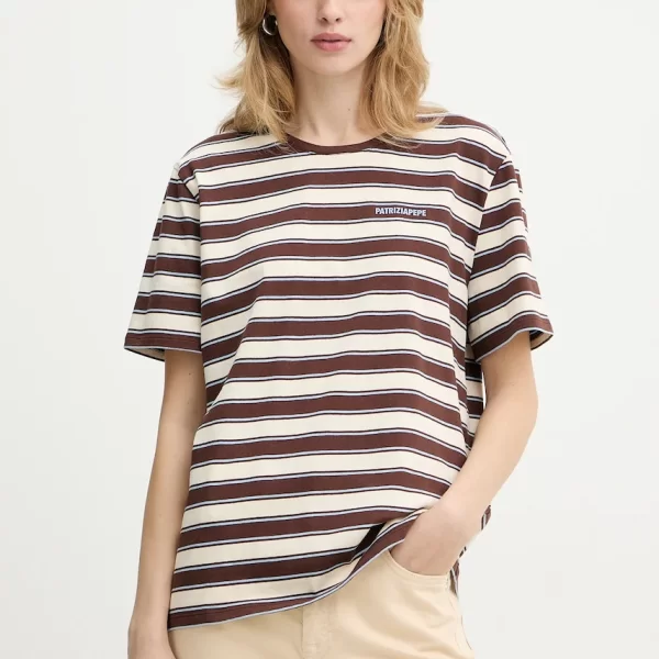 Βαμβακερό μπλουζάκι Patrizia Pepe